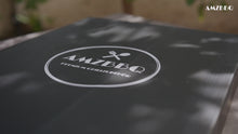 Laden und Abspielen von Videos im Galerie-Viewer, AMZBBQ® Premium Plancha Set - ca. 5 mm massiver Edelstahl - 20% stärker als herkömmliche Planchas - Grillplatte für Gas & Kohlegrill - Grillzubehör Geschenk für Männer inkl. Grillspachtel