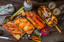 Laden Sie das Bild in den Galerie-Viewer, AMZBBQ® Premium Grillplanken - 100% Zedernholz aus Nordamerika - 28 x 14 cm Räucherbretter für Lachs & Fleisch…