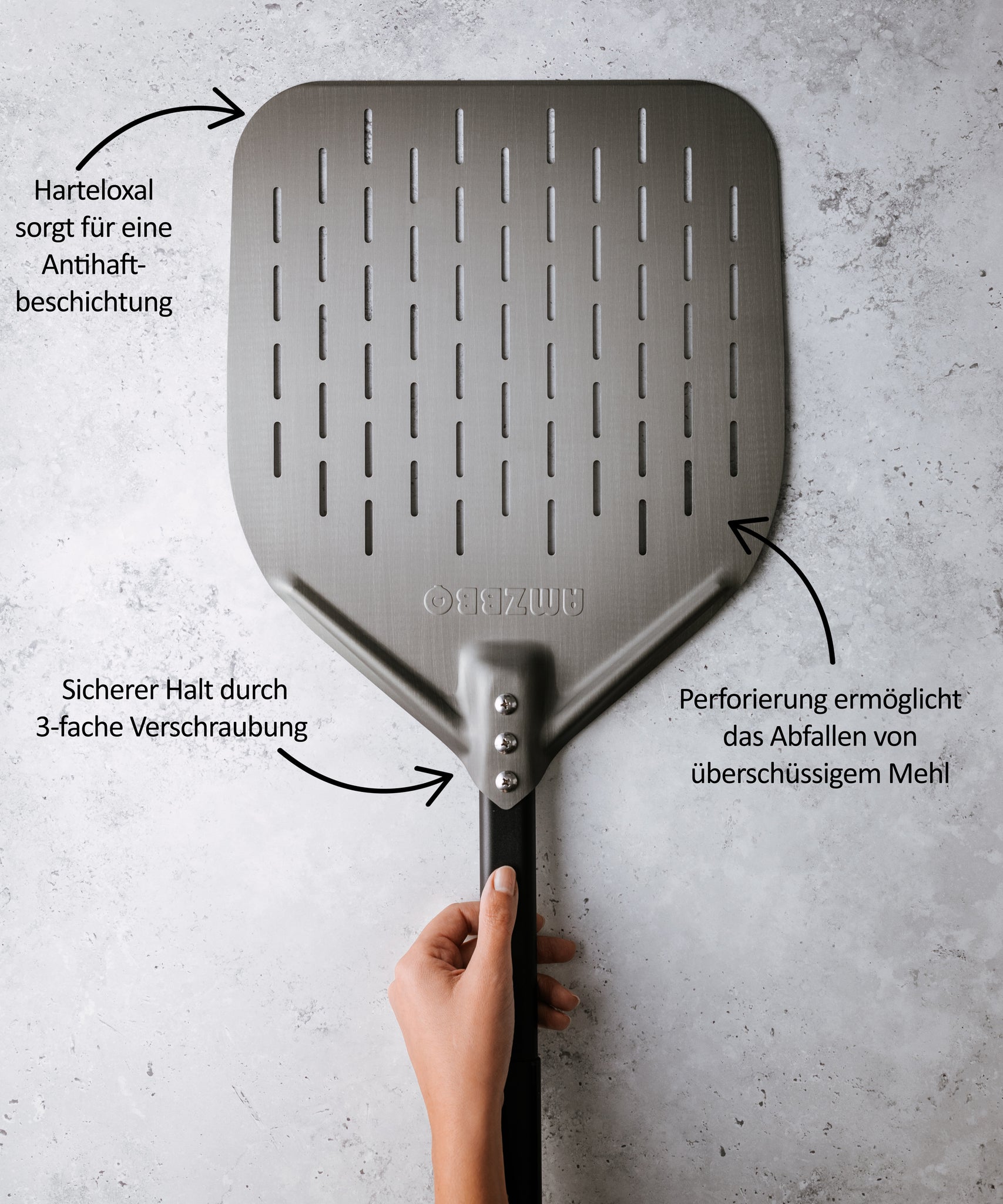 Ooni geperforeerde pizzaschep 12inch Ooni geperforeerde pizzaschep 12inch