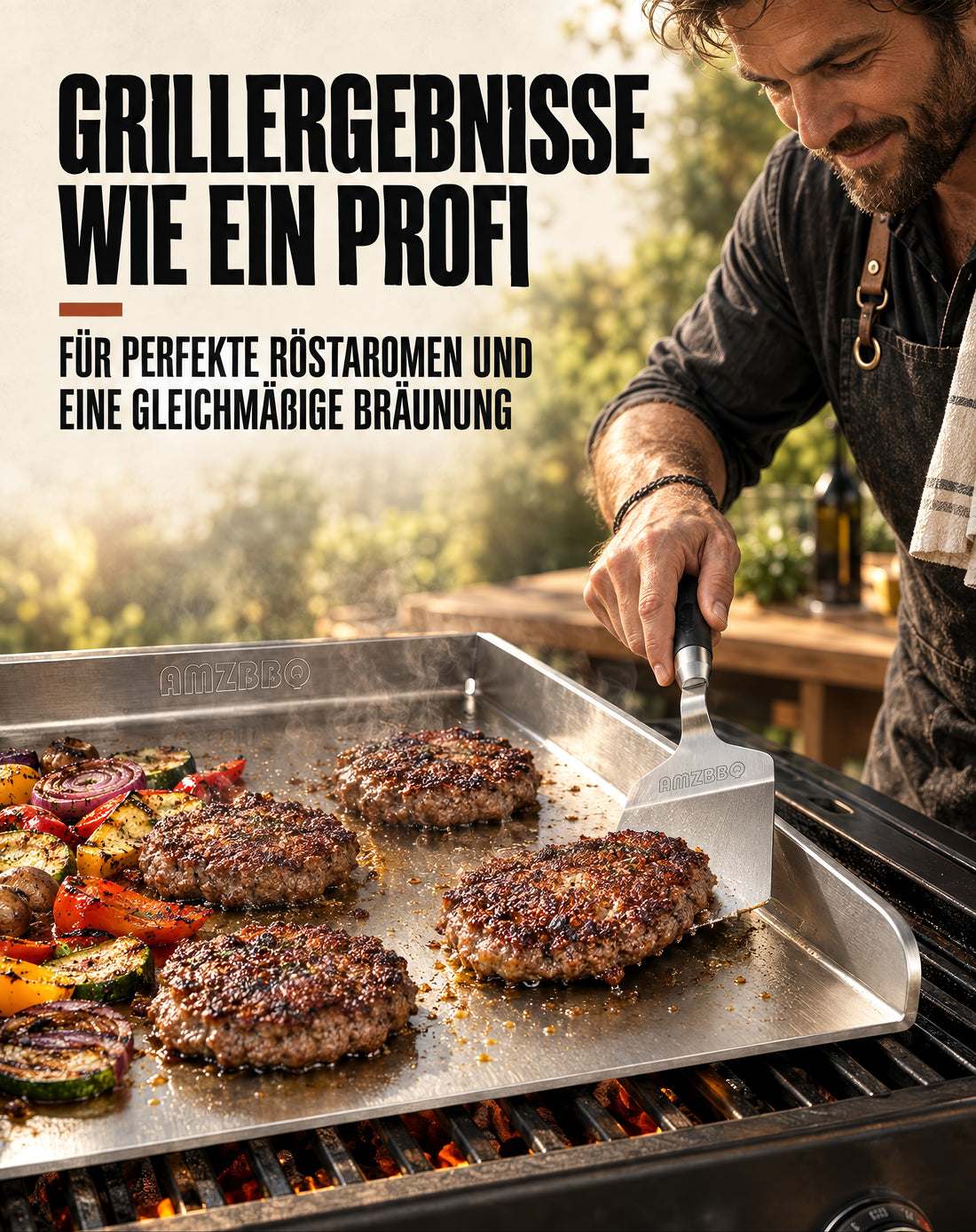 AMZBBQ Grillen auf der Plancha