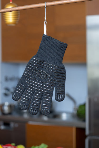 AMZBBQ Premium Grillhandschuhe hitzebeständig bis 500°C - amzbbq