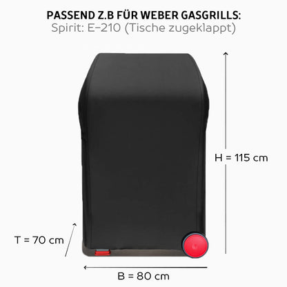 AMZBBQ Premium Grillabdeckung für Weber Spirit, Genesis und Summit - amzbbq
